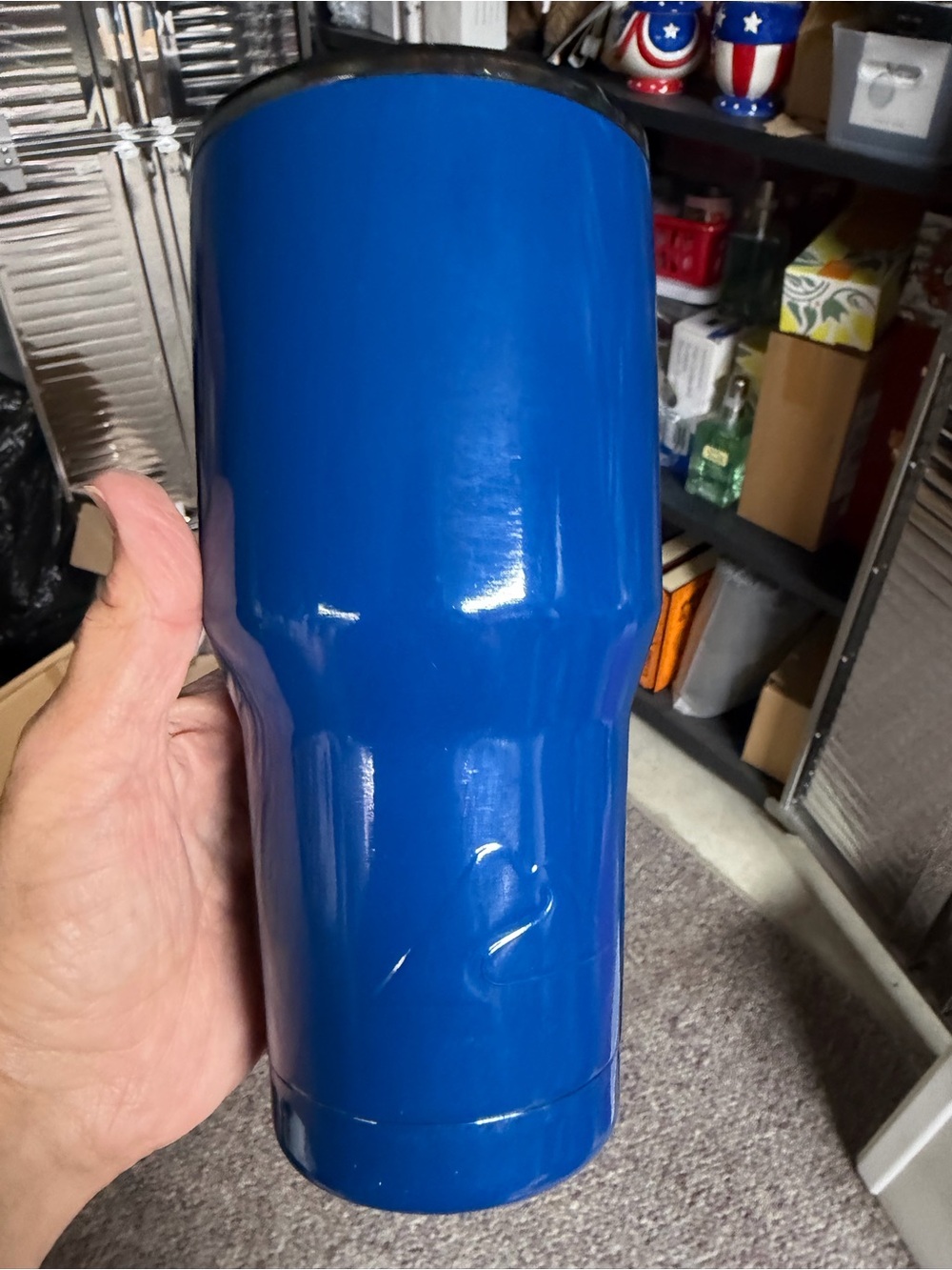 Ozark Trail Blue Stainless Steel Travel Tumbler